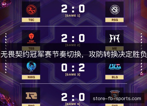 无畏契约冠军赛节奏切换,攻防转换决定胜负 无畏契约冠军赛节奏切换,攻防转换决定胜负